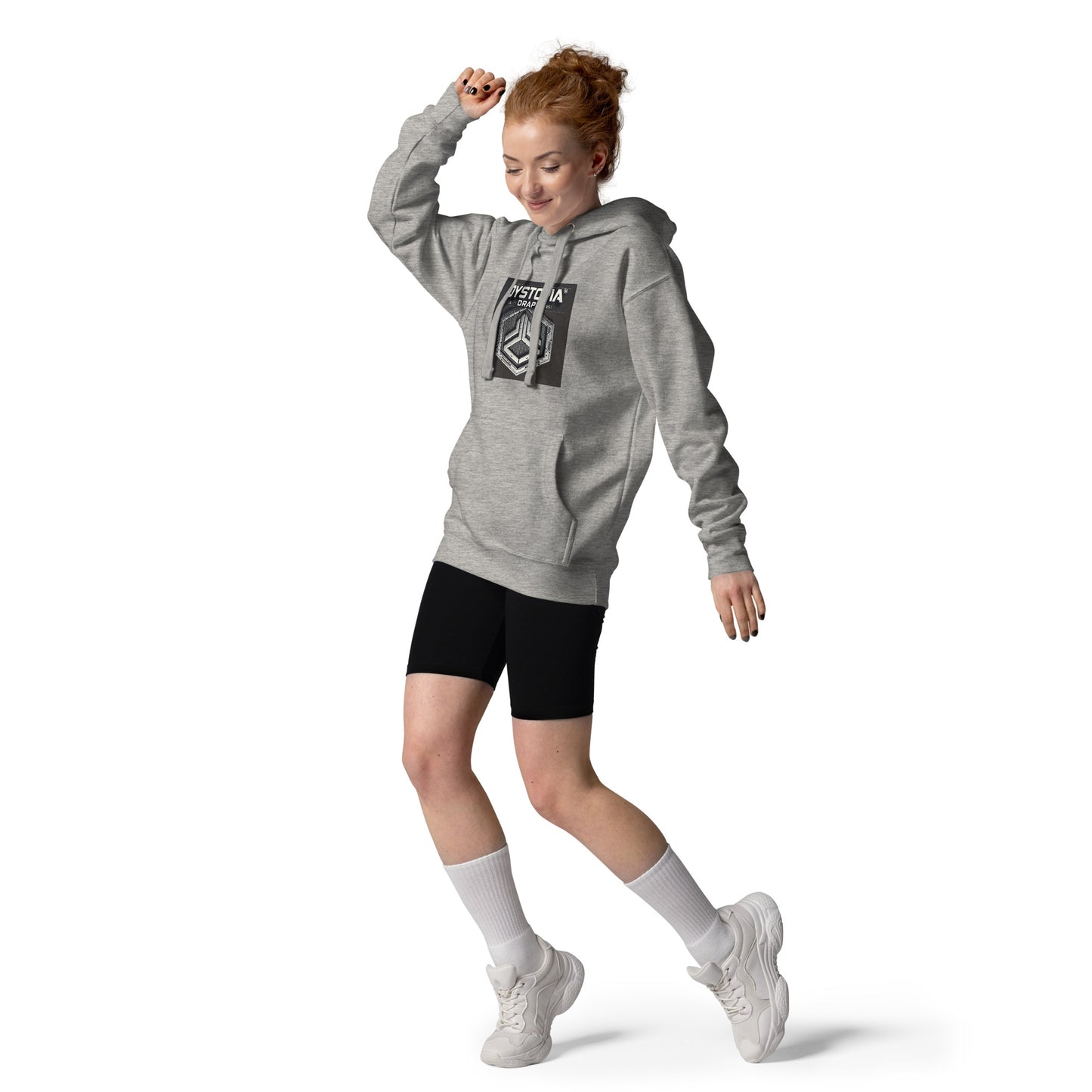 Sudadera unisex con capucha "Deff Zeppelin" de Dystopia Drape
