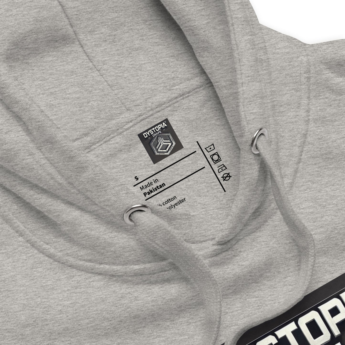 Sudadera unisex con capucha "Deff Zeppelin" de Dystopia Drape