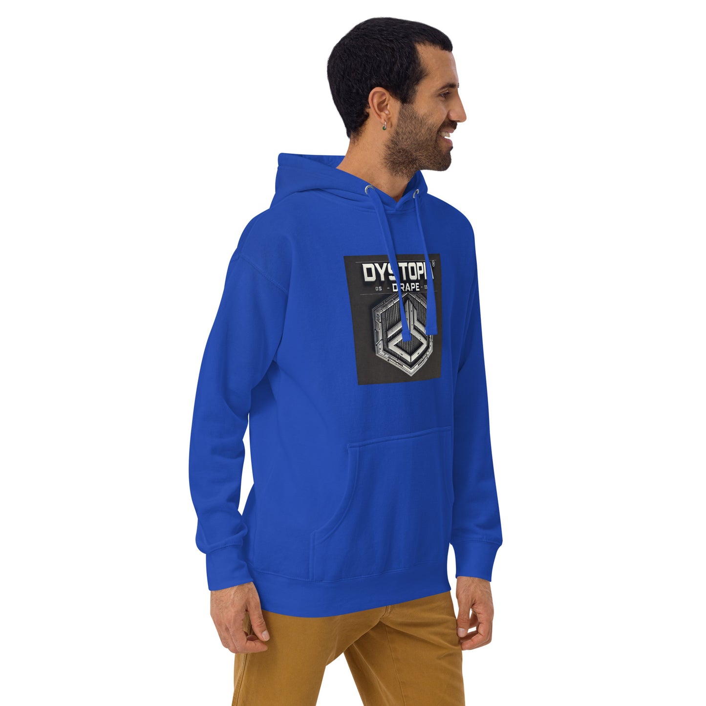 Sudadera unisex con capucha "Deff Zeppelin" de Dystopia Drape